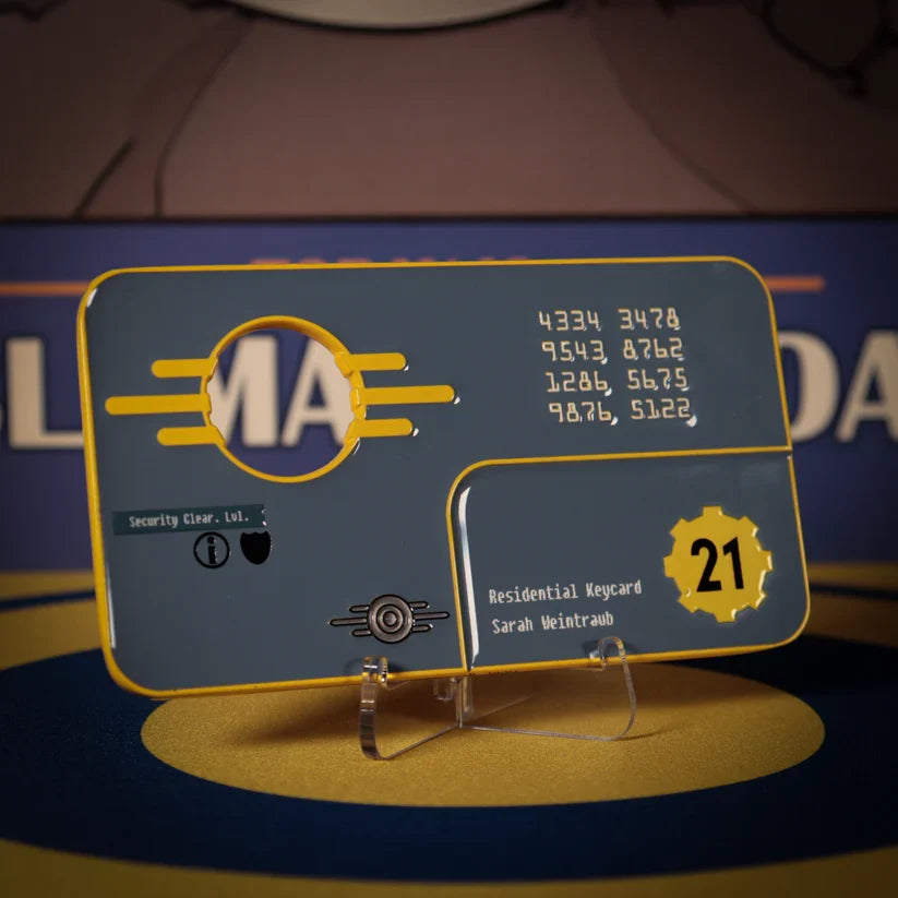 Fallout: New Vegas Vault 21 Security Keycard Replica Collectible Replica - Tophatter Daily Deals
