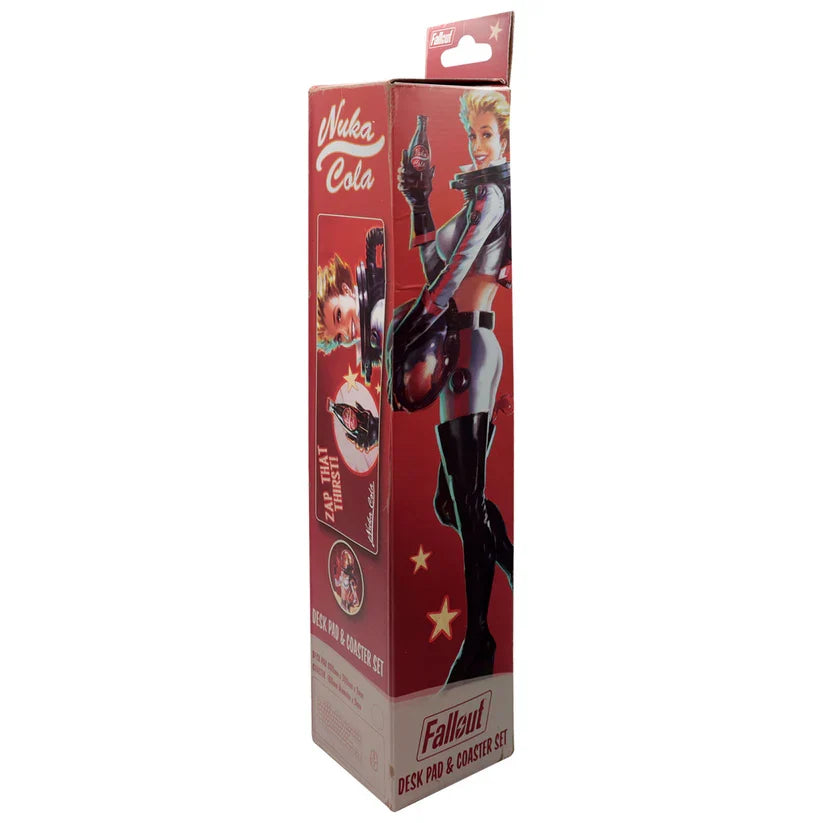 Fallout Nuka-Cola XL Desk Pad and Coaster Set