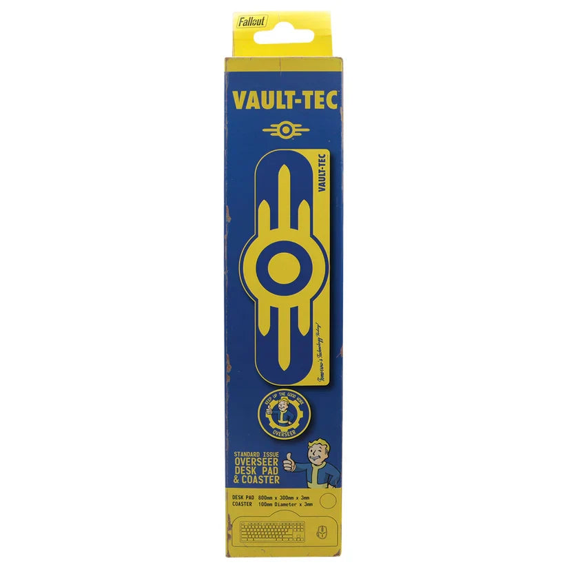 Fallout Vault-Tec XL Desk Pad and Coaster Set