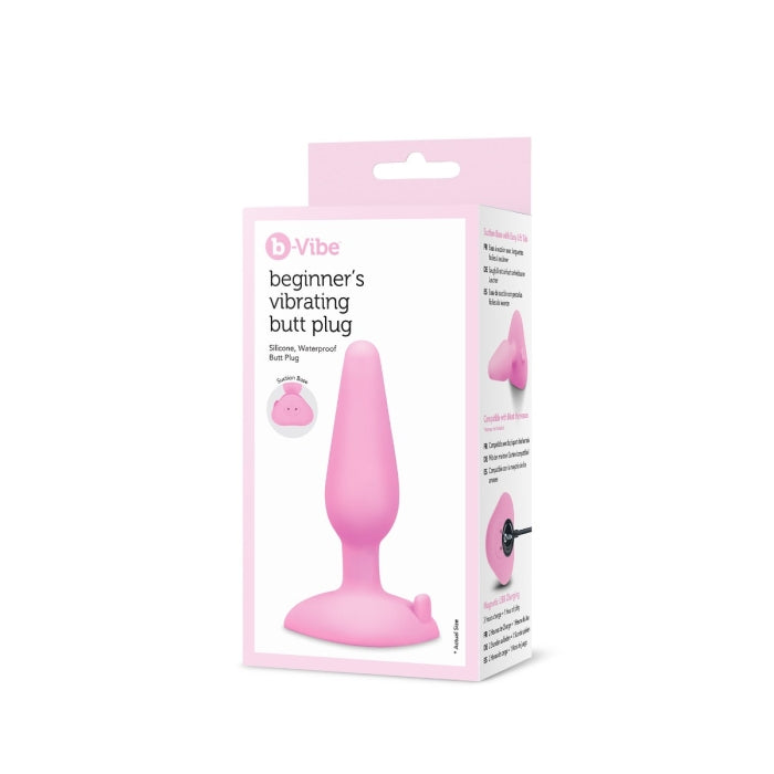 B-Vibe Beginner Vibrating Butt Plug with 4 Speeds and 6 Patterns for Anal Pleasure > Anal Range > Vibrating Butt Plugs - Tophatter Daily Deals