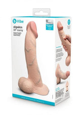 B-Vibe Slipskin Realistic Silicone Dildo 10 Inch Curved Cream > Dildos > Large Dildos - Tophatter Daily Deals