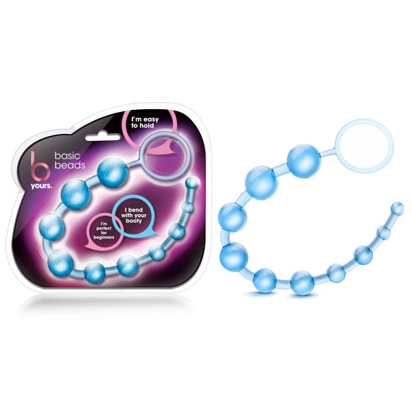 B Yours Basic Beads Blue 10 Gradual Beads > Anal Range > Anal Beads - Tophatter Daily Deals