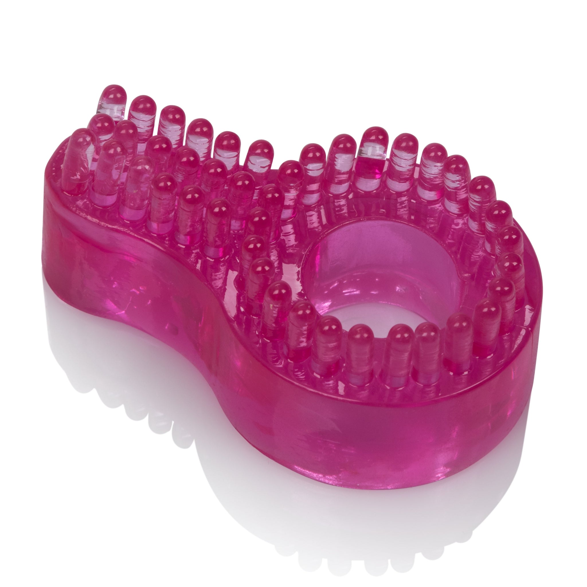 Super Stretch Pink Enhancer Ring With Tickler > Cock Ring > Single - Tophatter Daily Deals