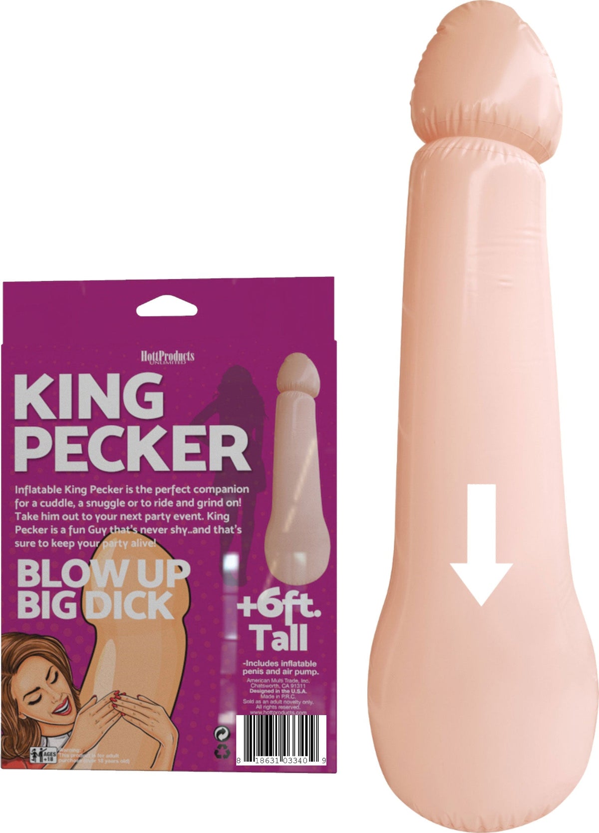 King Pecker Inflatable Doll – Giant Inflatable > Novelties > Bachelor & Bachelorette Items - Tophatter Daily Deals
