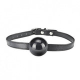 Lux Fetish Black Silicone Ball Gag Fully Adjustable Size > Bondage Gear > Gags and Bits - Tophatter Daily Deals