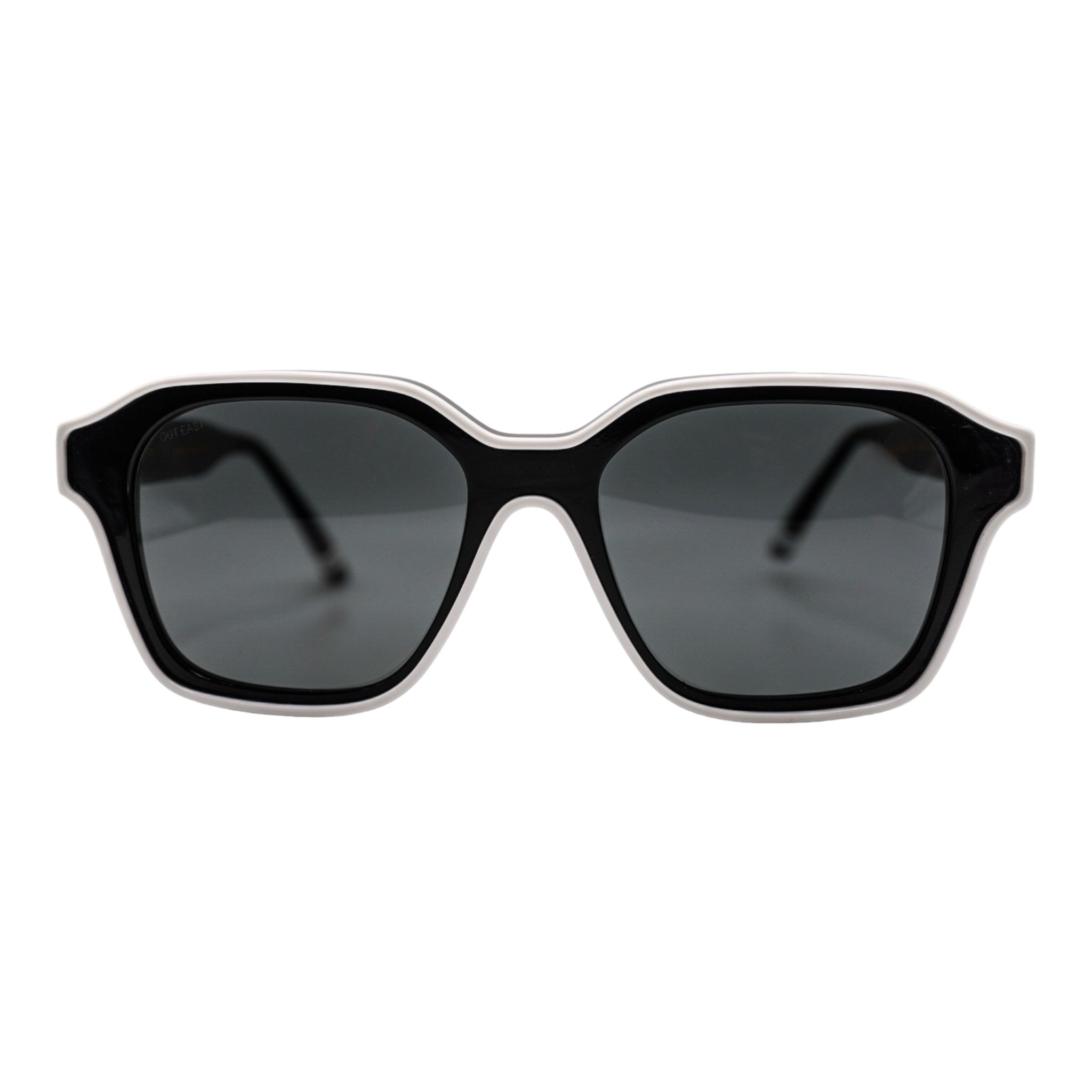 Out East Eyewear Madison Sunglasses Black Smoke Lens Sunglasses - Tophatter Daily Deals