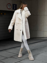 Insulating Women's Faux Fur Coat - Long Oversized, For Cold White - Tophatter Daily Deals