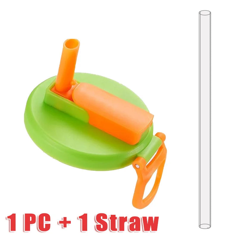 Drink Lid Green orange - Tophatter Daily Deals