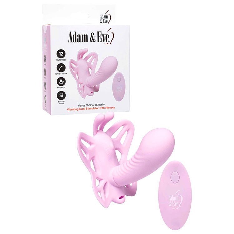 Adam & Eve Venus G-Spot Butterfly – USB Rechargeable Remote-Controlled Vibrator > Sex Toys For Ladies > G-Spot Vibrators - Tophatter Daily Deals