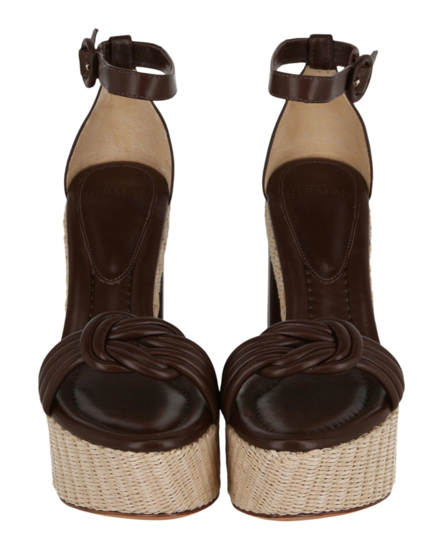 Alexandre Birman Vicky Ankle Wrap Platform Sandals Footwear - Tophatter Daily Deals