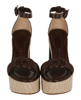 Alexandre Birman Vicky Ankle Wrap Platform Sandals Footwear - Tophatter Daily Deals