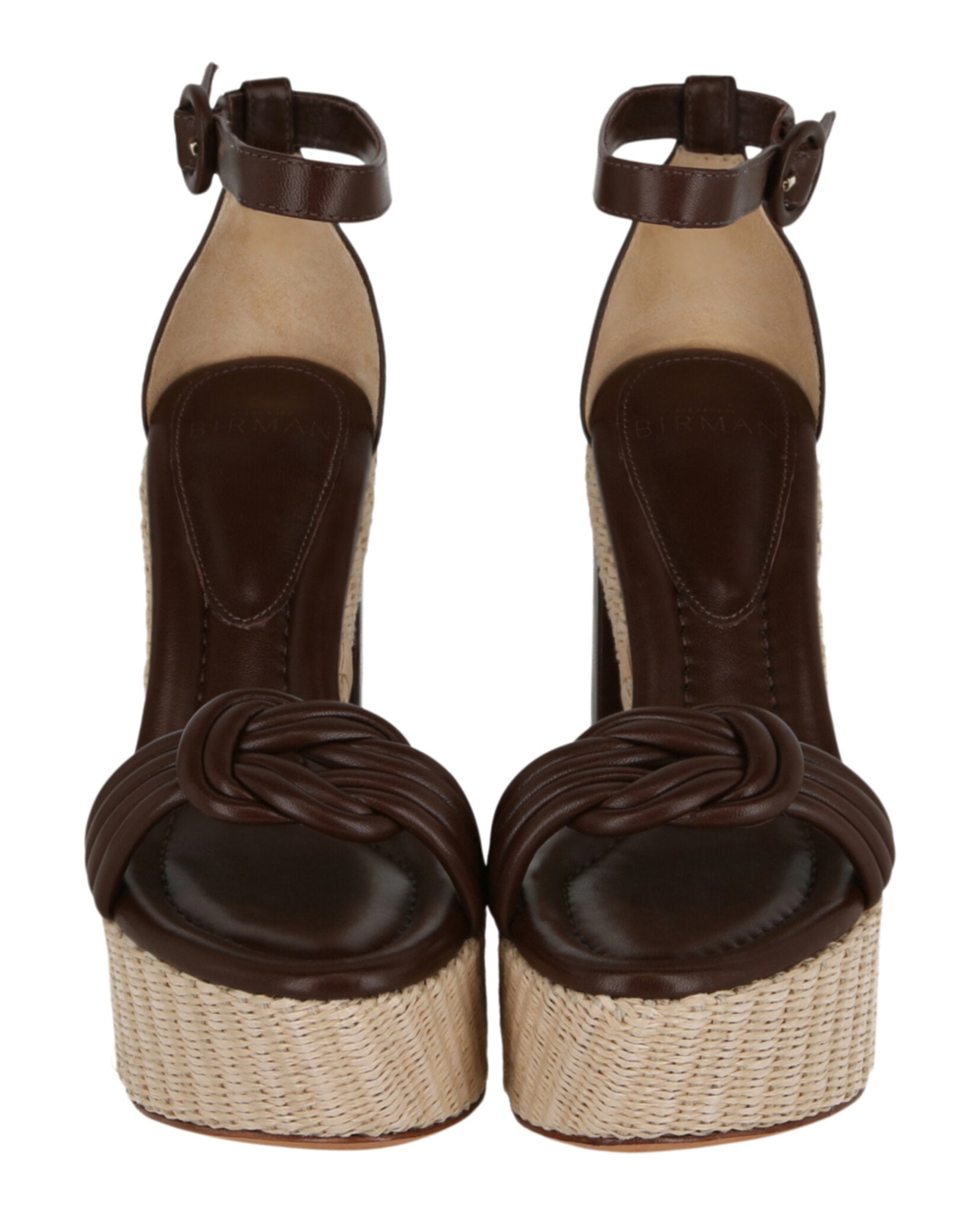 Alexandre Birman Vicky Ankle Wrap Platform Sandals Footwear - Tophatter Daily Deals