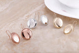 Personalized Braided Round Monogram Earrings Initial Earrings Earrings - Tophatter Daily Deals