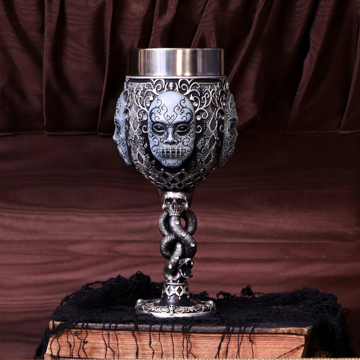 Harry Potter - Death Eater Mask Voldemort Collectible Goblet Goblet - Tophatter Daily Deals