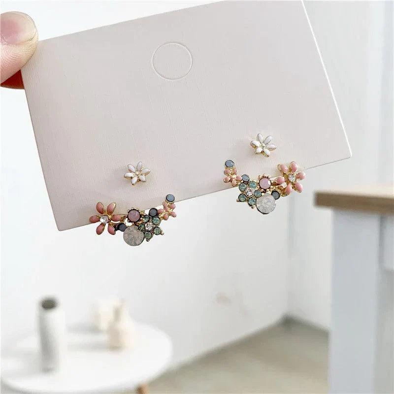Beautiful Flower Jacket Earrings Earrings - Tophatter Daily Deals