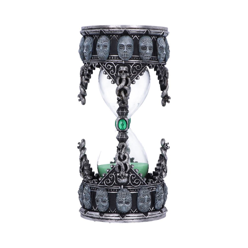 Harry Potter - Death Eater Sand Timer in Metallic Silver Sand Timer - Tophatter Daily Deals