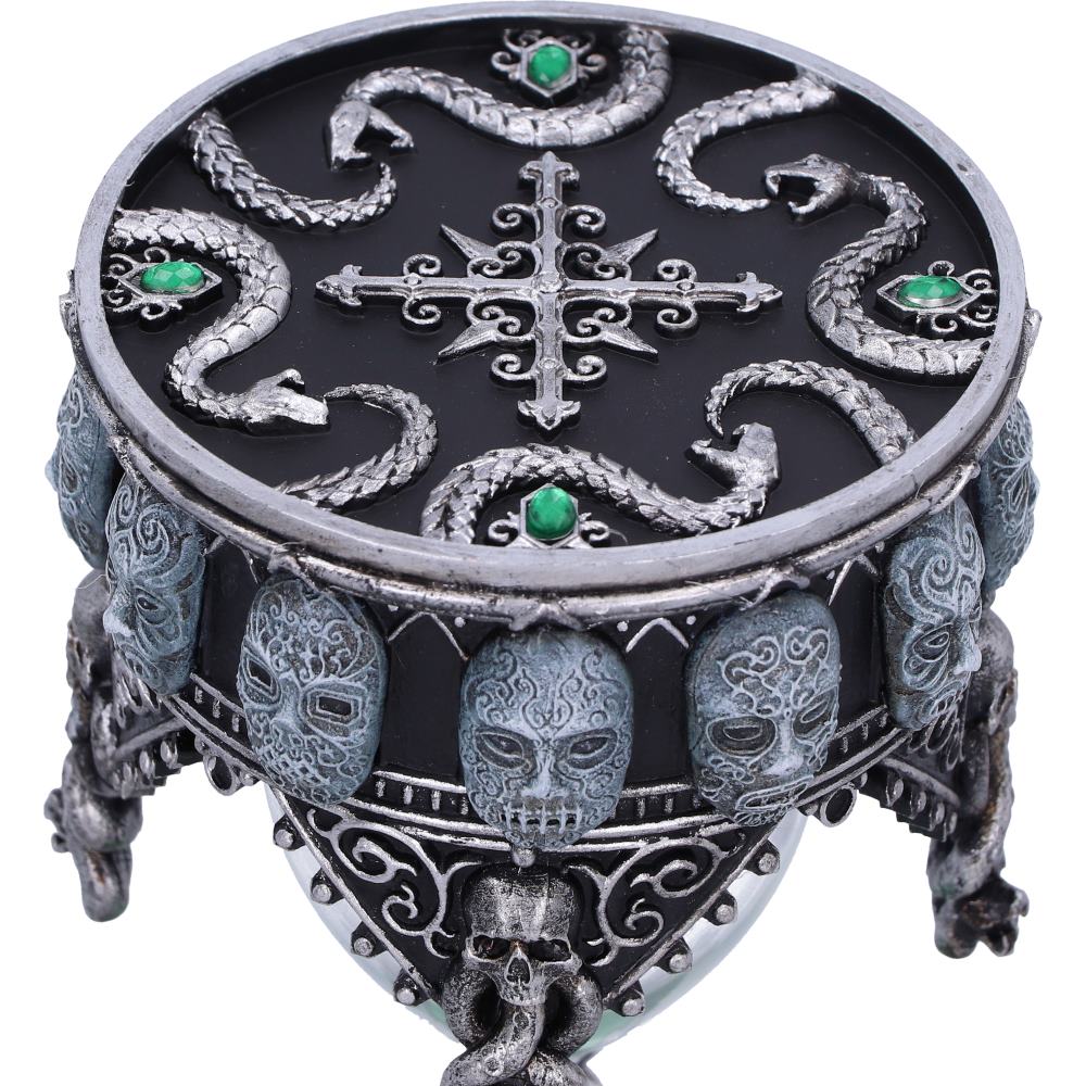 Harry Potter - Death Eater Sand Timer in Metallic Silver Sand Timer - Tophatter Daily Deals
