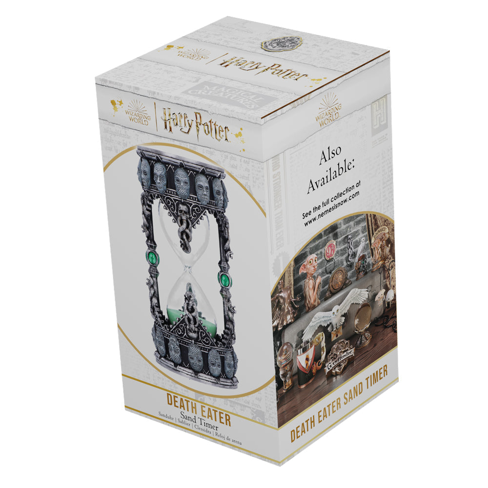 Harry Potter - Death Eater Sand Timer in Metallic Silver Sand Timer - Tophatter Daily Deals