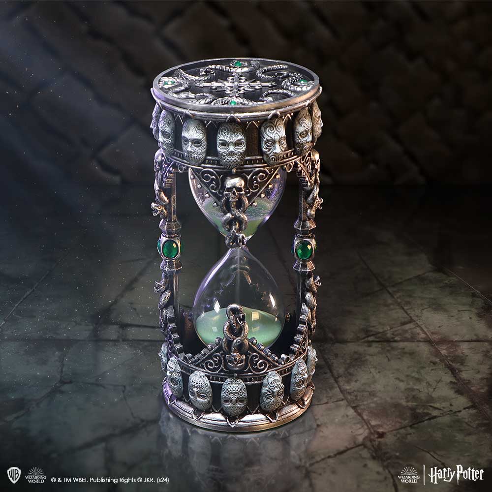 Harry Potter - Death Eater Sand Timer in Metallic Silver Sand Timer - Tophatter Daily Deals