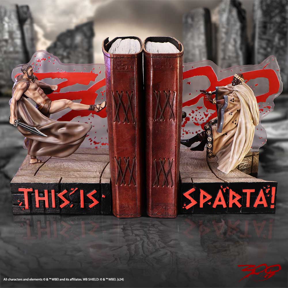 300 'This Is Sparta' Bookends 24cm Collectible Merchandise - Tophatter Daily Deals