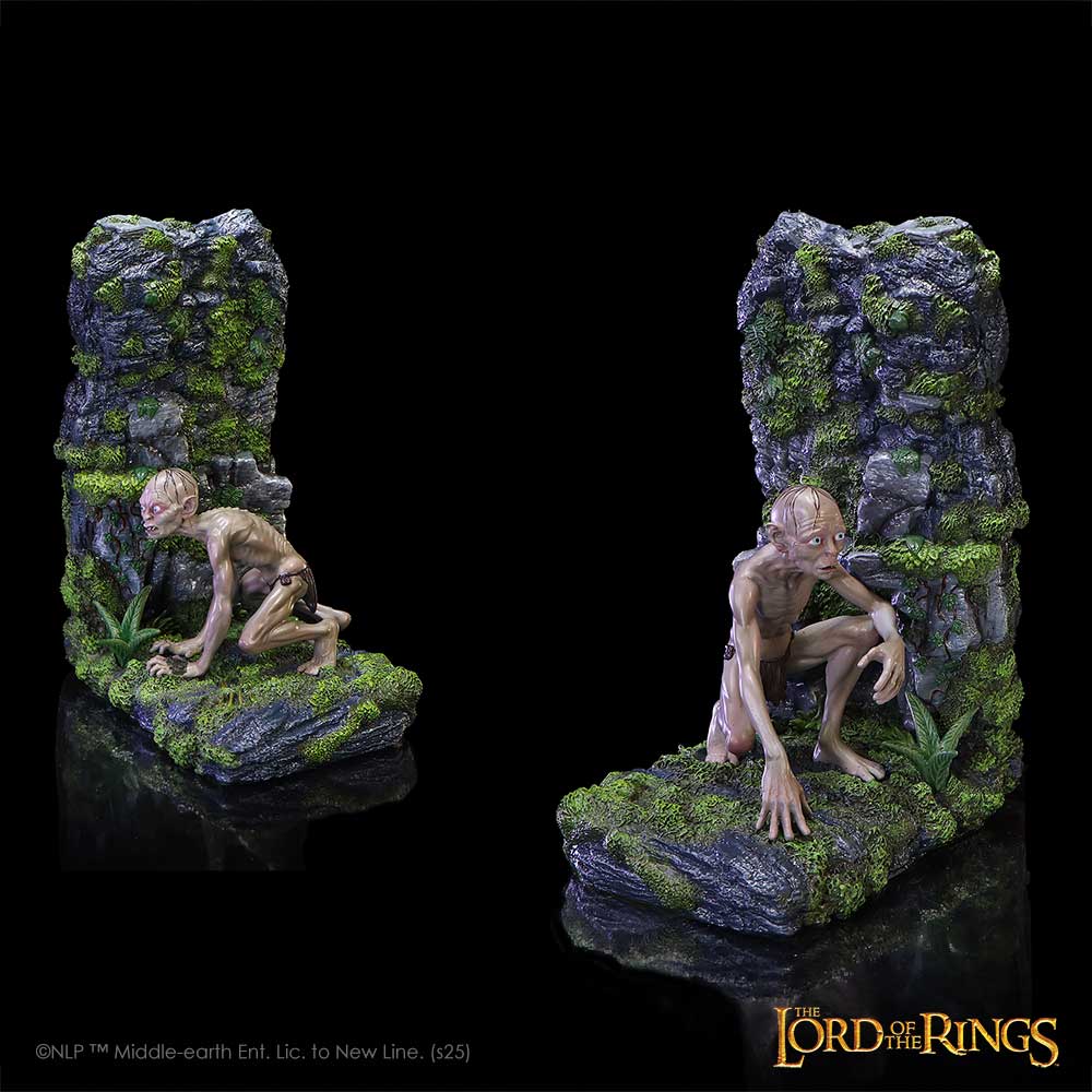 Lord of the Rings Gollum & Smeagol Bookends Collectible Merchandise - Tophatter Daily Deals