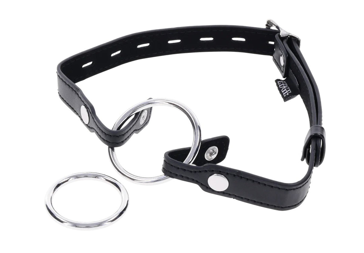 EDGE Interchangeable Ring Gag 3.5cm & 5.1cm Mouth Gag Restraint > Bondage Gear > Gags and Bits - Tophatter Daily Deals