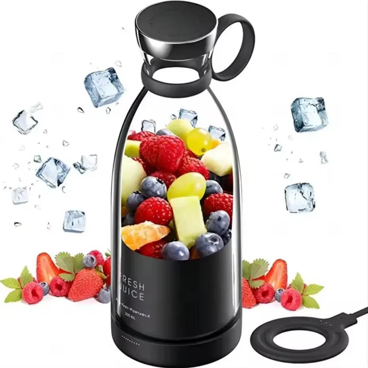 Mini Juicer Black - Tophatter Daily Deals