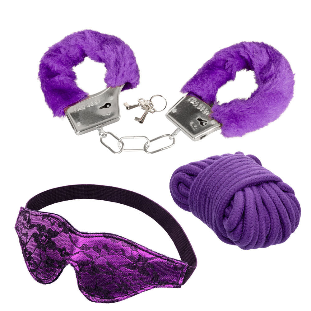 Pleasure Kits Indulgent Collection (Purple) – Luxury Restraint Kit > Bondage Gear > Restraints - Tophatter Daily Deals