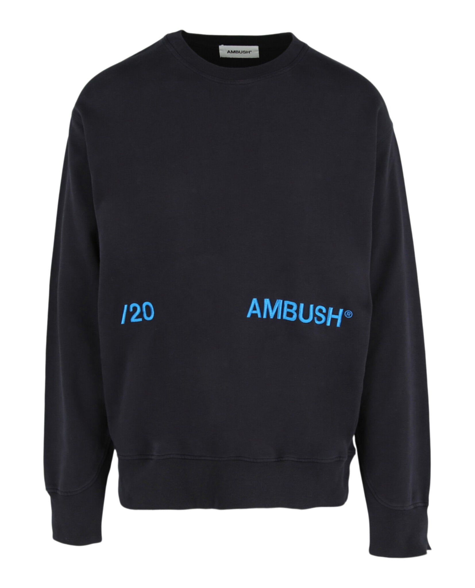 Ambush Logo Sweatshirt Navy Blue Sweatshirts - Tophatter Daily Deals