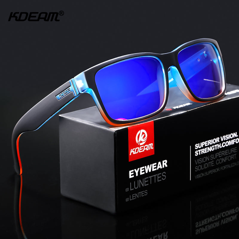Revamp Of Sport Men Sunglasses Polarized KDEAM Shockingly Colors Sunglasses - Tophatter Daily Deals