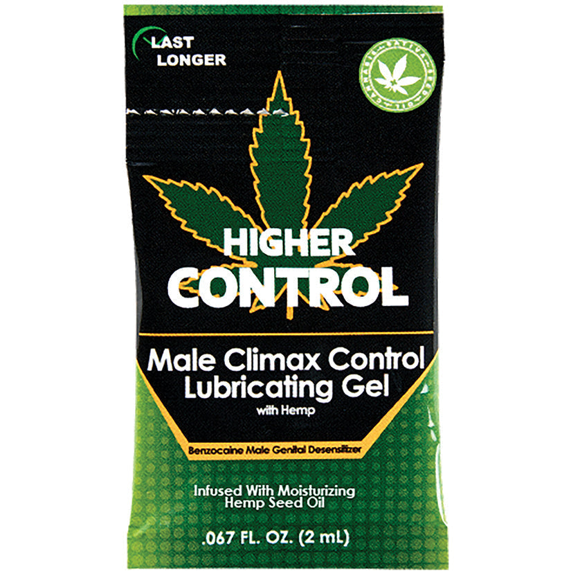 Higher Control Male Climax Control Gel Foil - Tophatter Daily Deals