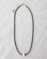 Pearl and Cord Necklace Necklaces - Tophatter Daily Deals