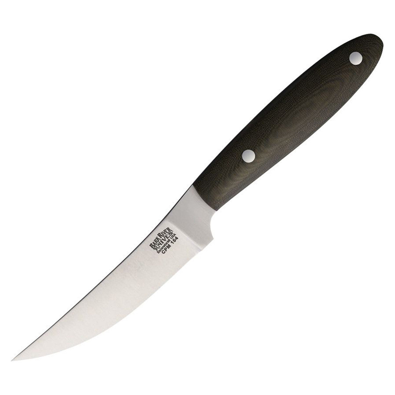 Bark RIver Knives Bitter Root Caper - 154CM Blade - Green Canvas Micarta Handle - BA99253MGC staging - Tophatter Daily Deals