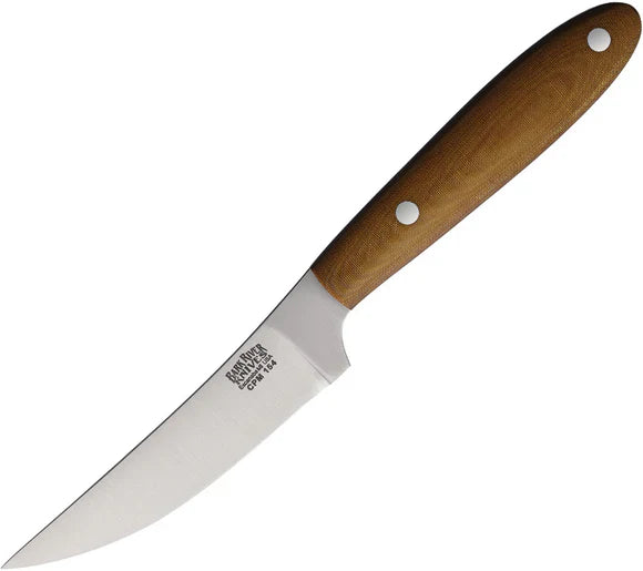 Bark RIver Knives Bitter Root Caper - 154CM Blade - Natural Canvas Micarta Handle - BA99253MNC staging - Tophatter Daily Deals