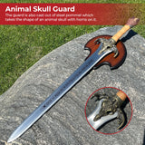 Barbarian Father's Medieval Rams Head Sword historical period - Tophatter Daily Deals