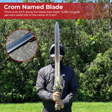 Barbarian Father's Medieval Rams Head Sword historical period - Tophatter Daily Deals