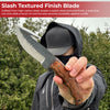 Barracuda Full Tang Gut Hook Outdoor Hunting Knife Knives - Tophatter Daily Deals
