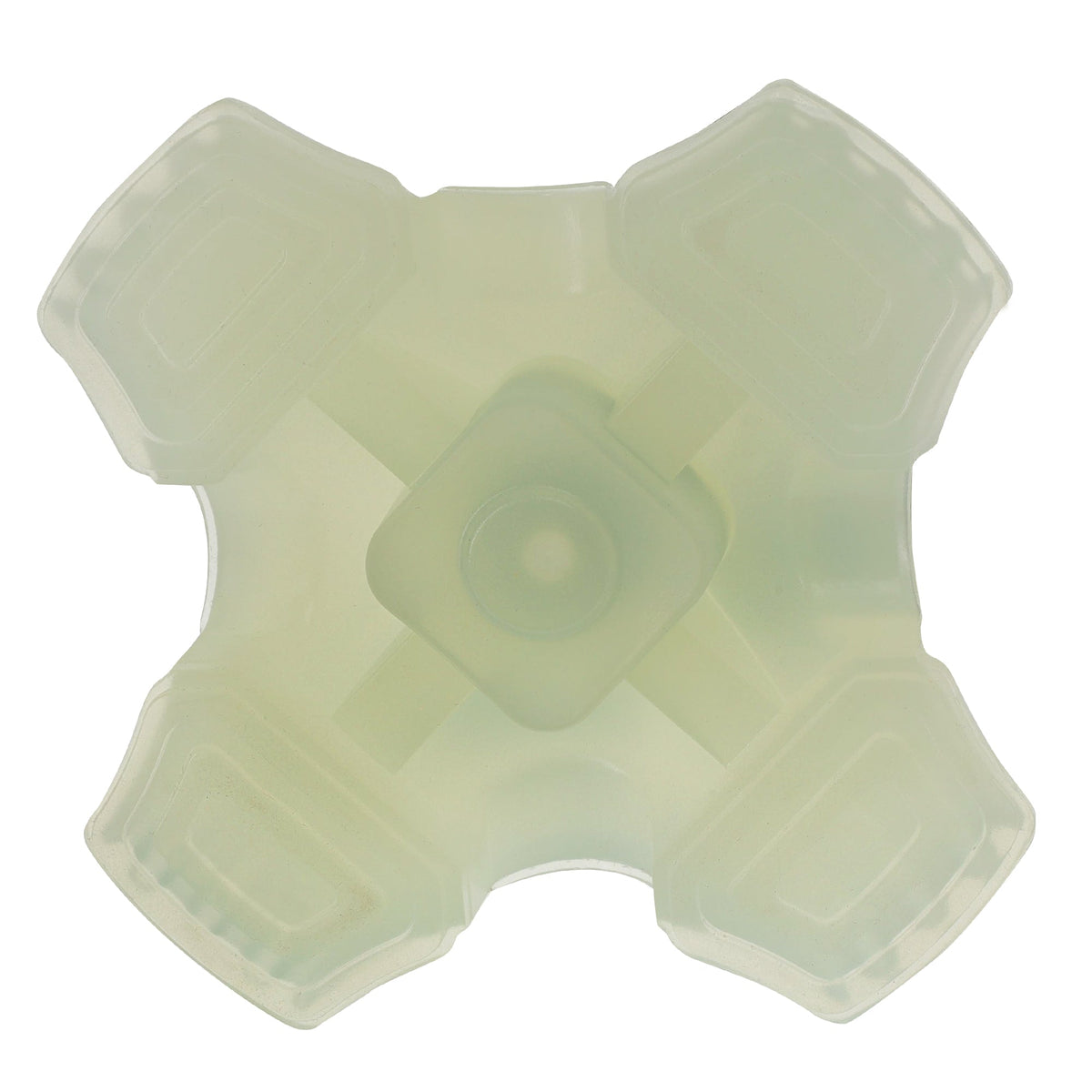 Add a Style Stix Glow 25mm Clear Self Standing Cane Base Large Cane Tips - Tophatter Daily Deals