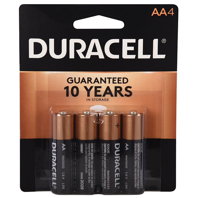Duracell Batteries AA (4pk) - Tophatter Daily Deals