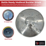 Battle Ready Medieval Buckler Shield historical period - Tophatter Daily Deals