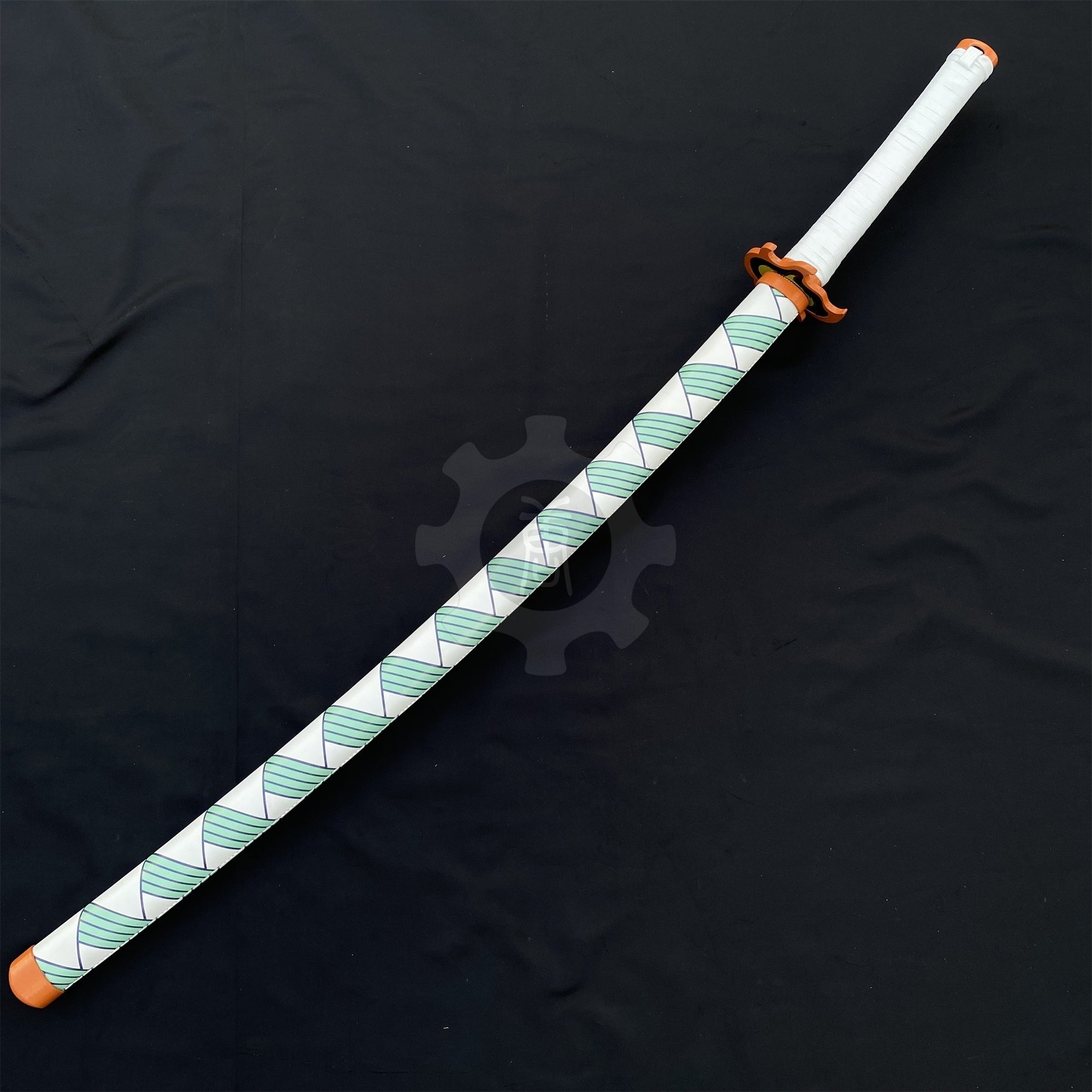 IRL Rengoku Nichirin Sword Anime Katana 1045 Carbon Steel Version - Tophatter Daily Deals