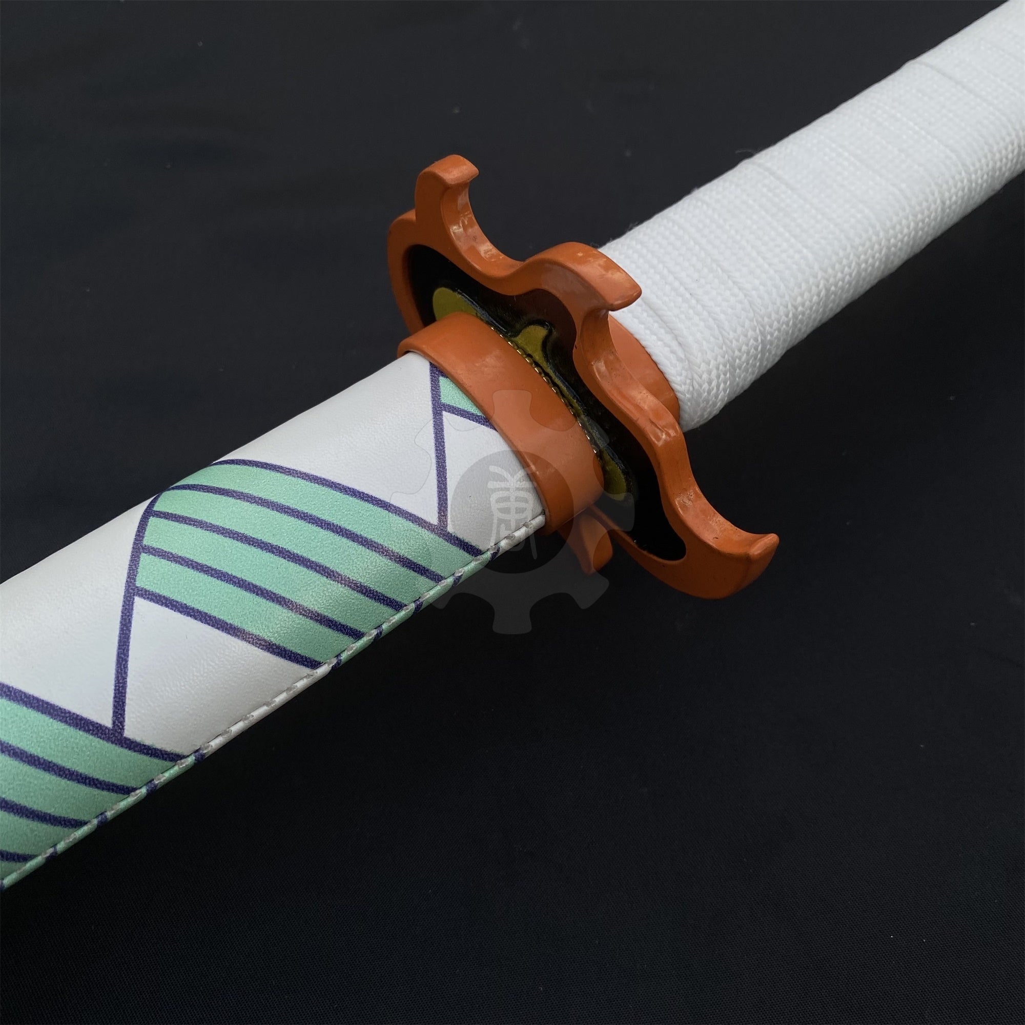 IRL Rengoku Nichirin Sword Anime Katana 1045 Carbon Steel Version - Tophatter Daily Deals