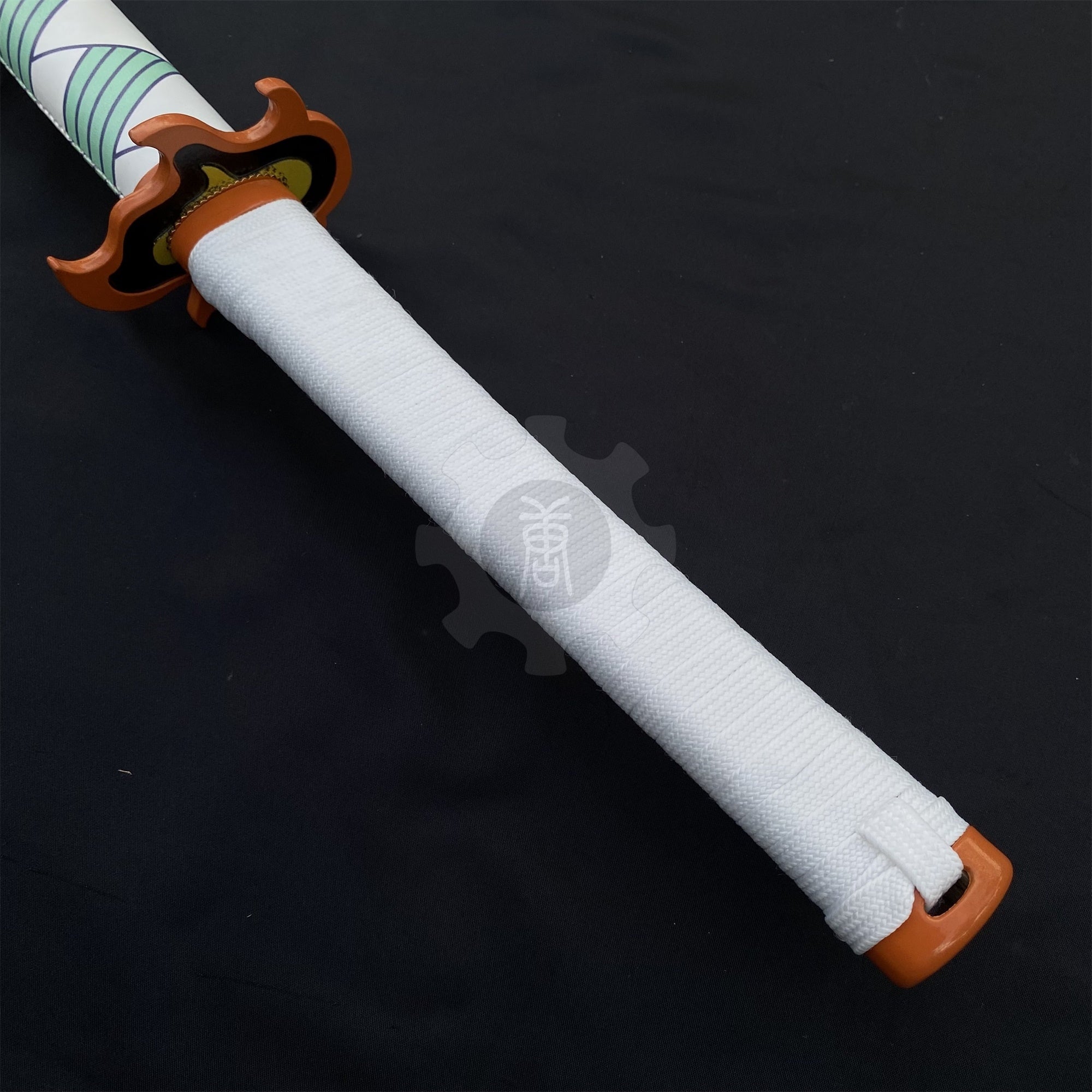 IRL Rengoku Nichirin Sword Anime Katana 1045 Carbon Steel Version - Tophatter Daily Deals