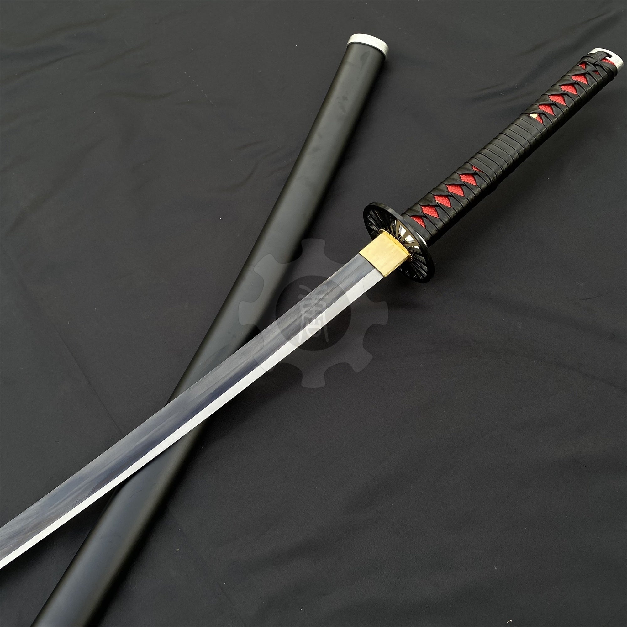 Tanjiro 2nd Nichirin Sword Katana 1045 Carbon Steel Version - Tophatter Daily Deals