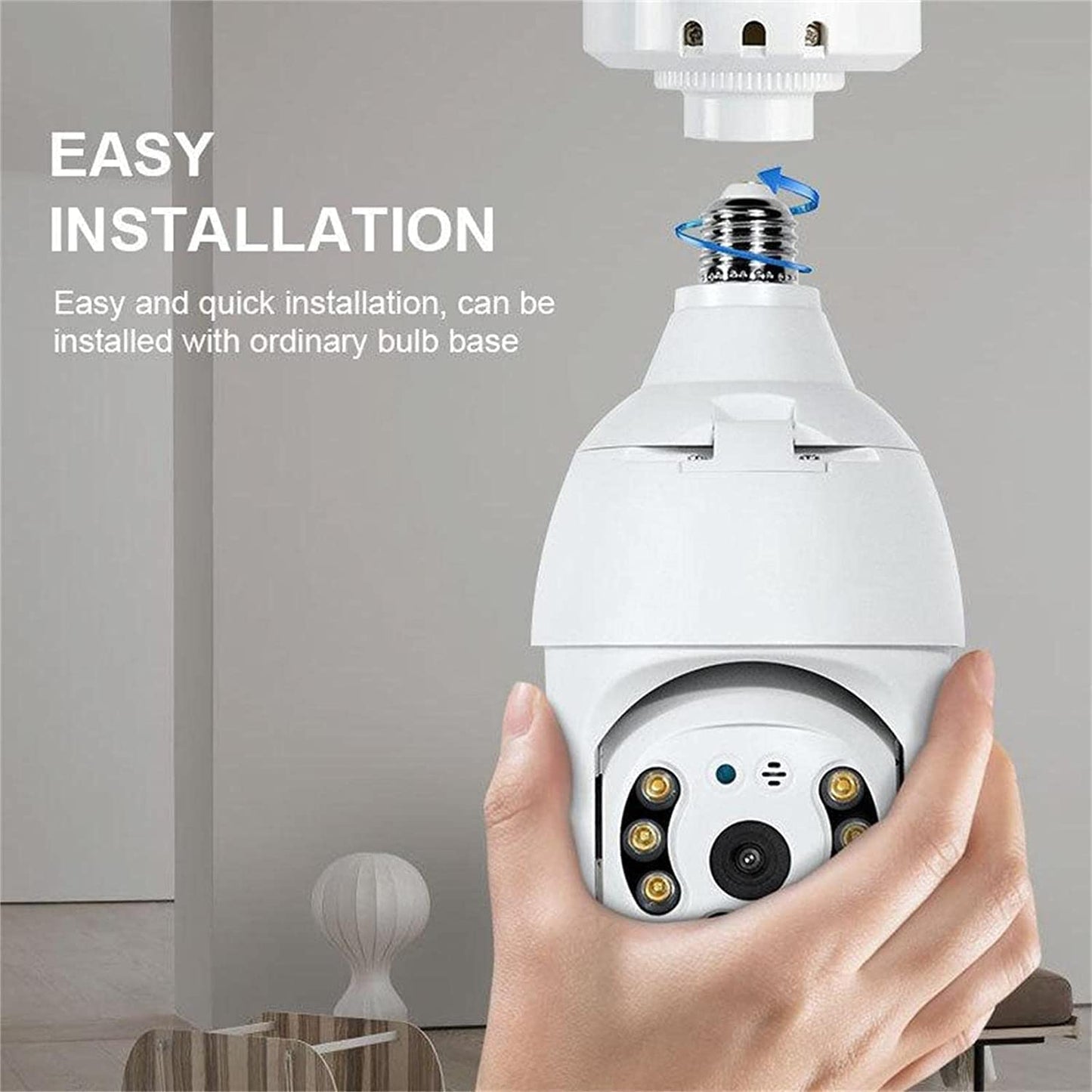 360 Degree 1080p Light Bulb Camera. - Tophatter Daily Deals
