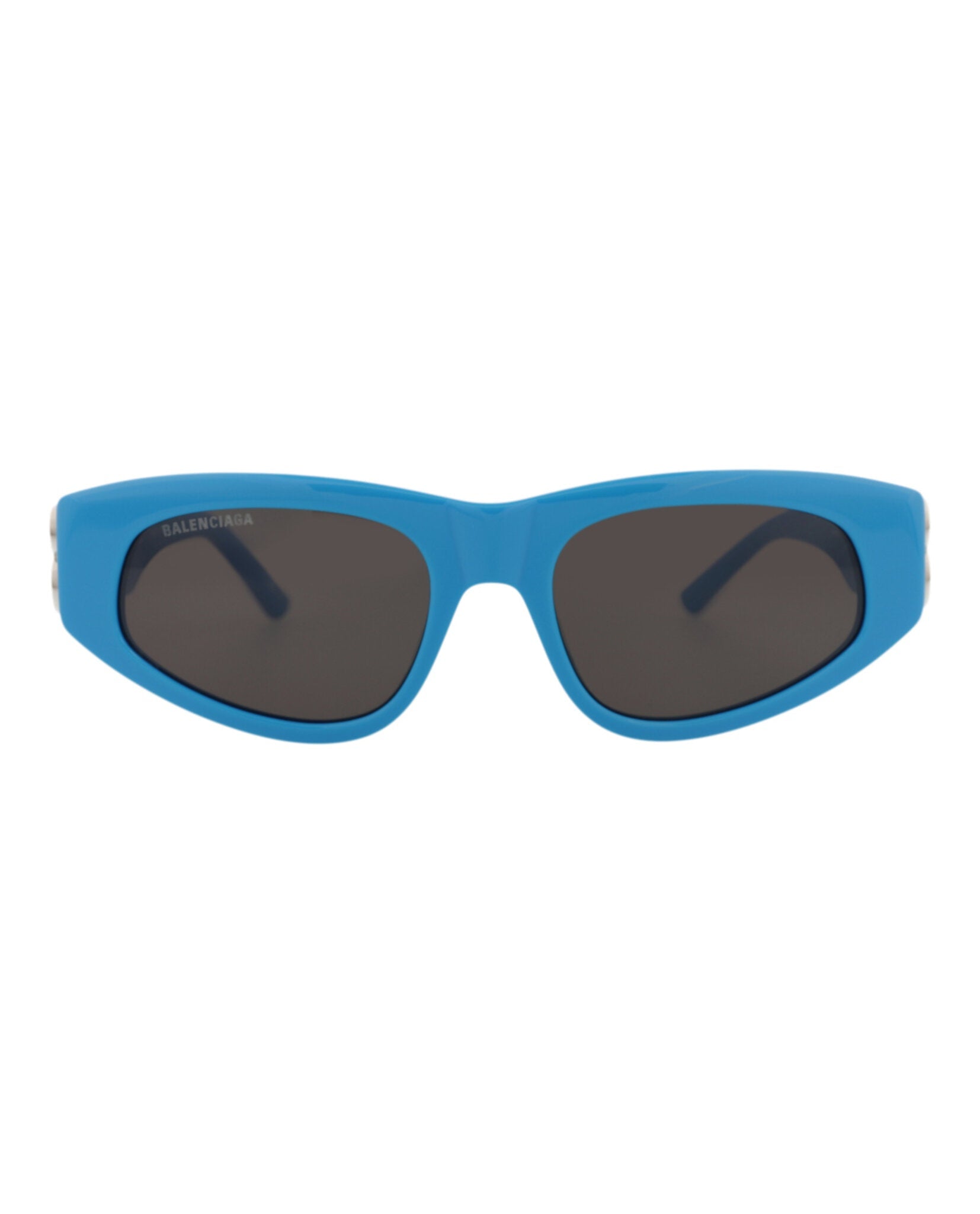 Balenciaga Cat Eye-Frame Acetate Sunglasses Light Blue Silver Grey Sunglasses - Tophatter Daily Deals