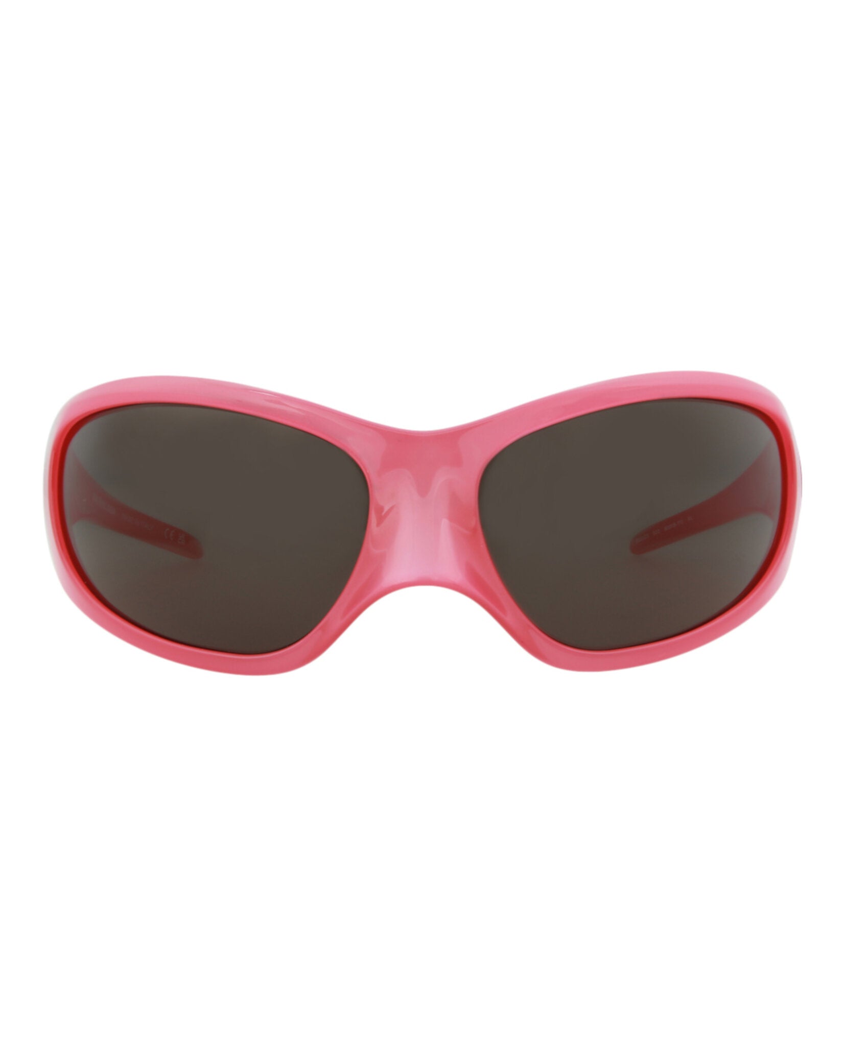 Balenciaga Shield-Frame Bio Injection Sunglasses Pink Pink Grey Sunglasses - Tophatter Daily Deals