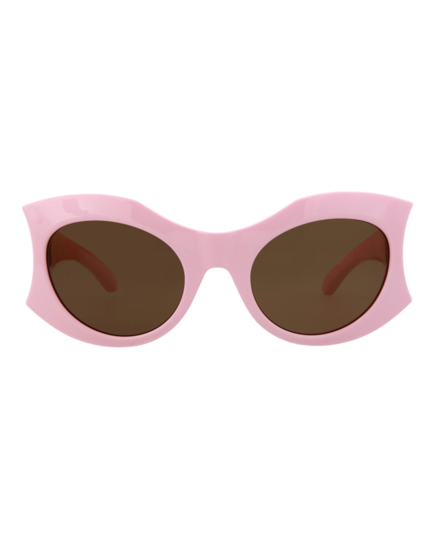 Balenciaga Cat Eye-Frame Bio Injection Sunglasses Pink Pink Brown Sunglasses - Tophatter Daily Deals
