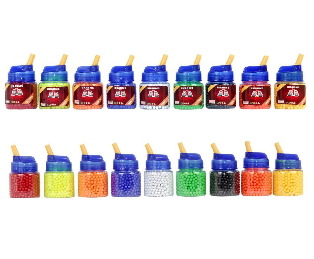 UK Arms 1000 BBs .12g 6mm Quickload Container Airsoft Gun Accessory - Tophatter's Guns'N'Weapons Store Collectible Weapons - Tophatter Daily Deals