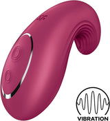 Satisfyer Dipping Delight Berry Lay-On Vibrator with 2 Powerful Motors and Flexible Tip > Vibrators > Vibrating Pads - Tophatter Daily Deals